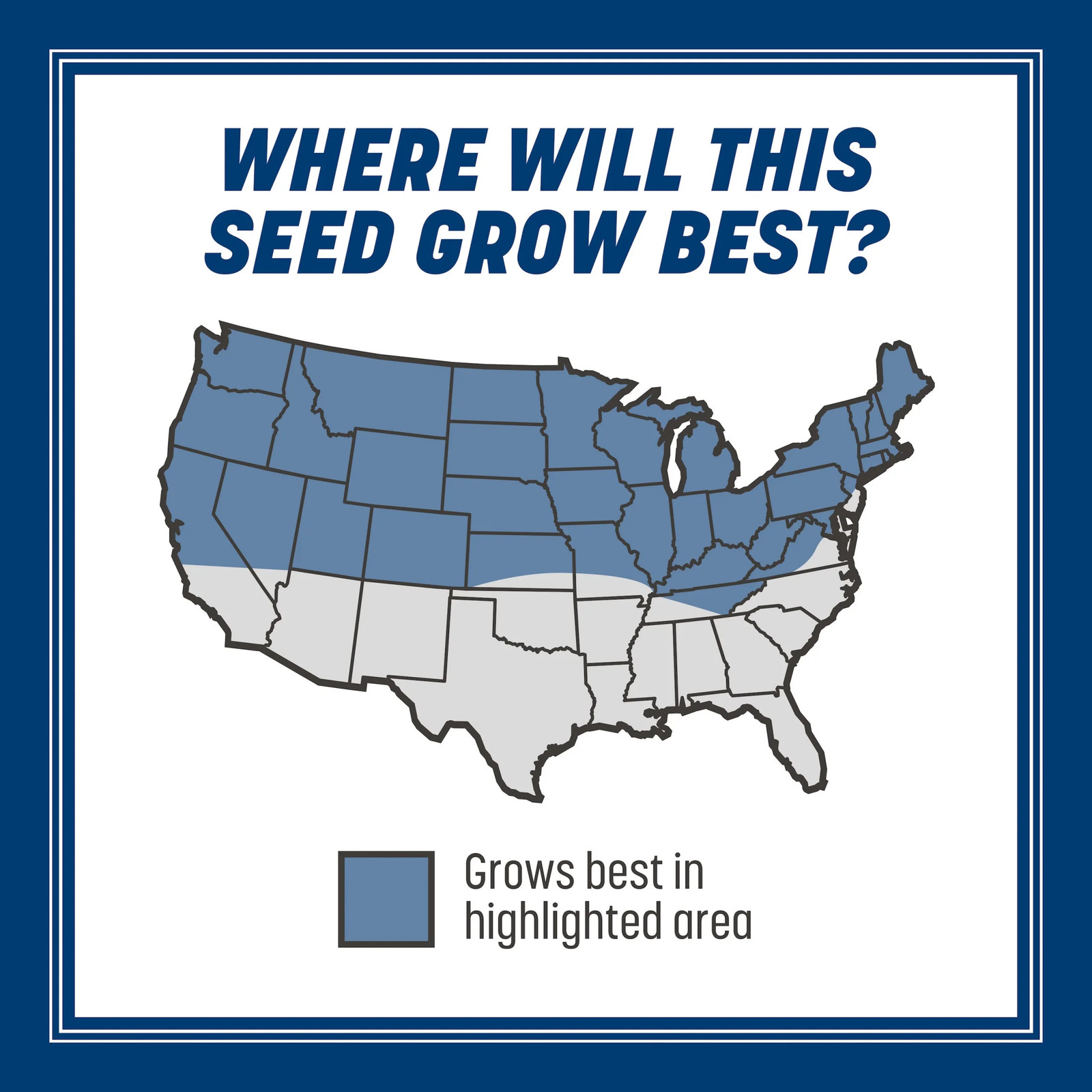 Kentucky Bluegrass Northern Grass Seed Mix, for Sun to Partial Shade, 7 Lb.