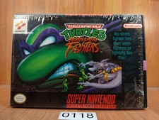 MINTY BOX CIB TMNT Tournament Fighters Turtles complete in nintendo SNES W Wrap