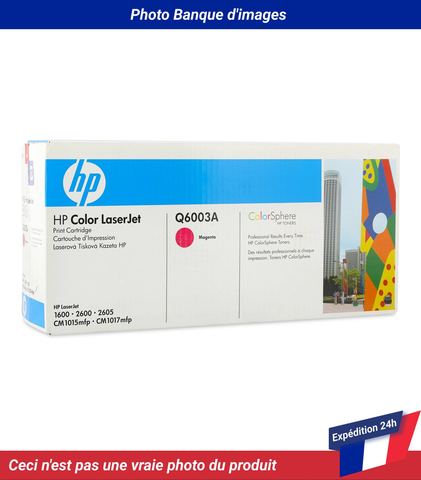 Q6003A HP Color Laserjet 2600 Cartouche de toner Magenta