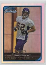 2006 Bowman Chrome Refractor Chad Greenway #243 06gz