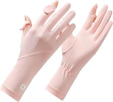 Driving-Gloves-Women UV-Sun-Protect UPF Silk-Thin-Gloves Fullfinrs