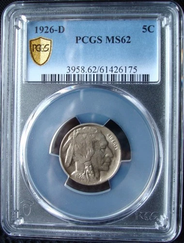 1926-D Buffalo Nickel - PCGS MS 62 - Gold Shield