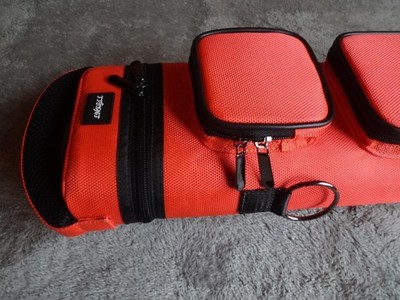 JBタイプ 3B6S タイプ キューケース JB Type 3B6S Cue Case Holds 1 Shaft with Ring & Cap Holder, Orange