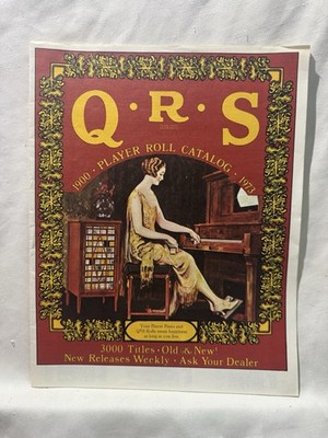 1973 Player Roll Catalog Q. R. S. 3000 Titles-Old & New