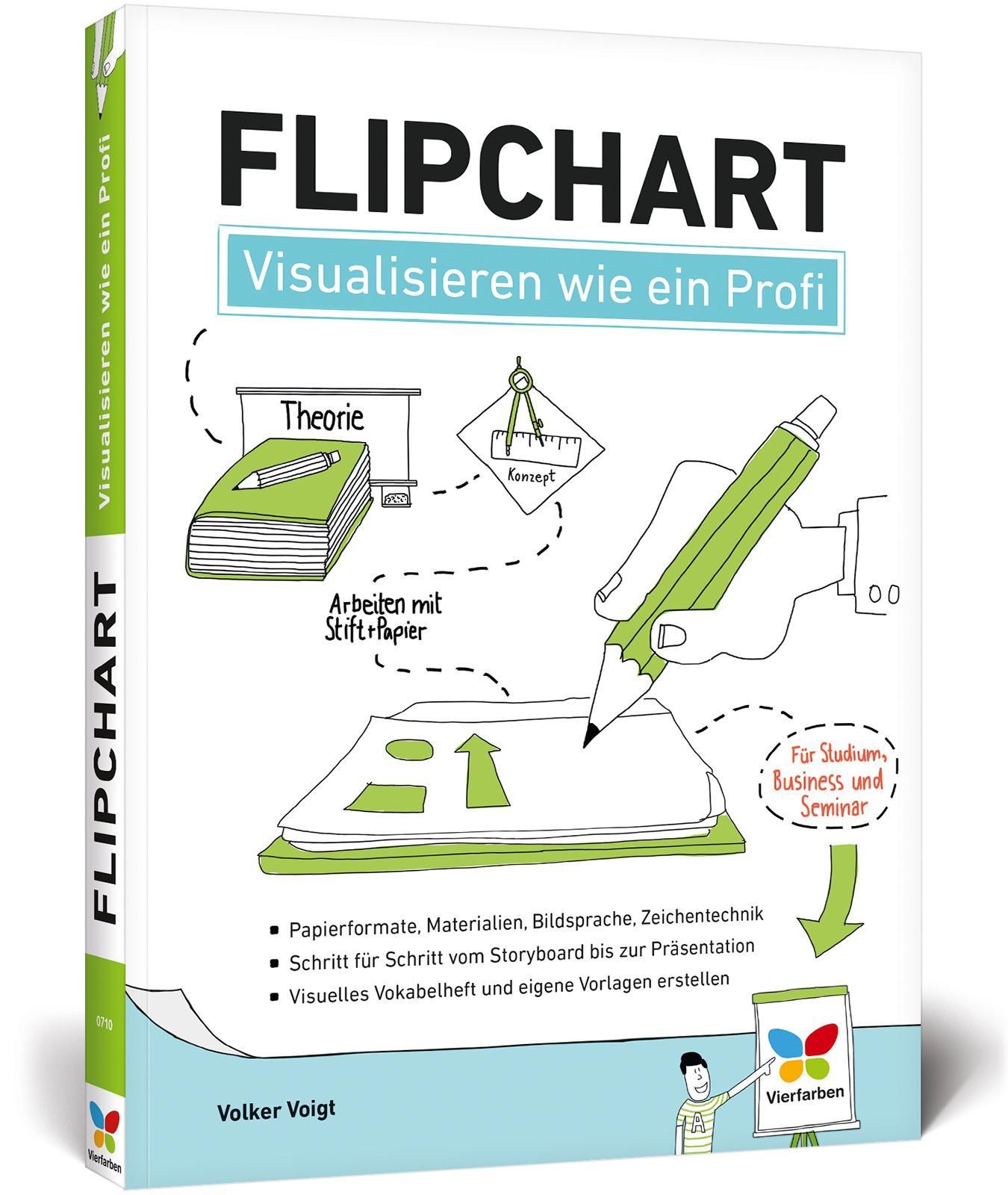 Flipchart: Visualisieren wie ein Profi. So gestalten Sie am Flipchart. Der Ratgeber für Studium, Business und Seminar - Bild 2