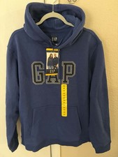 Gap Adult Logo Hoodie Size Medium Blue