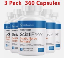 3Pack SciatiEase Labs Sciati Ease Sciatic Nerve Formula 120 Cap NEW  Exp2027 09