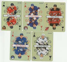 2025-26 O-Pee-Chee Playing Cards KELLER MEIER BARZAL REINHART THOMPSON OPC