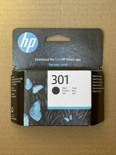 HP 301 Black Ink Cartridge | Genuine | exp 01/27 - New and sealed