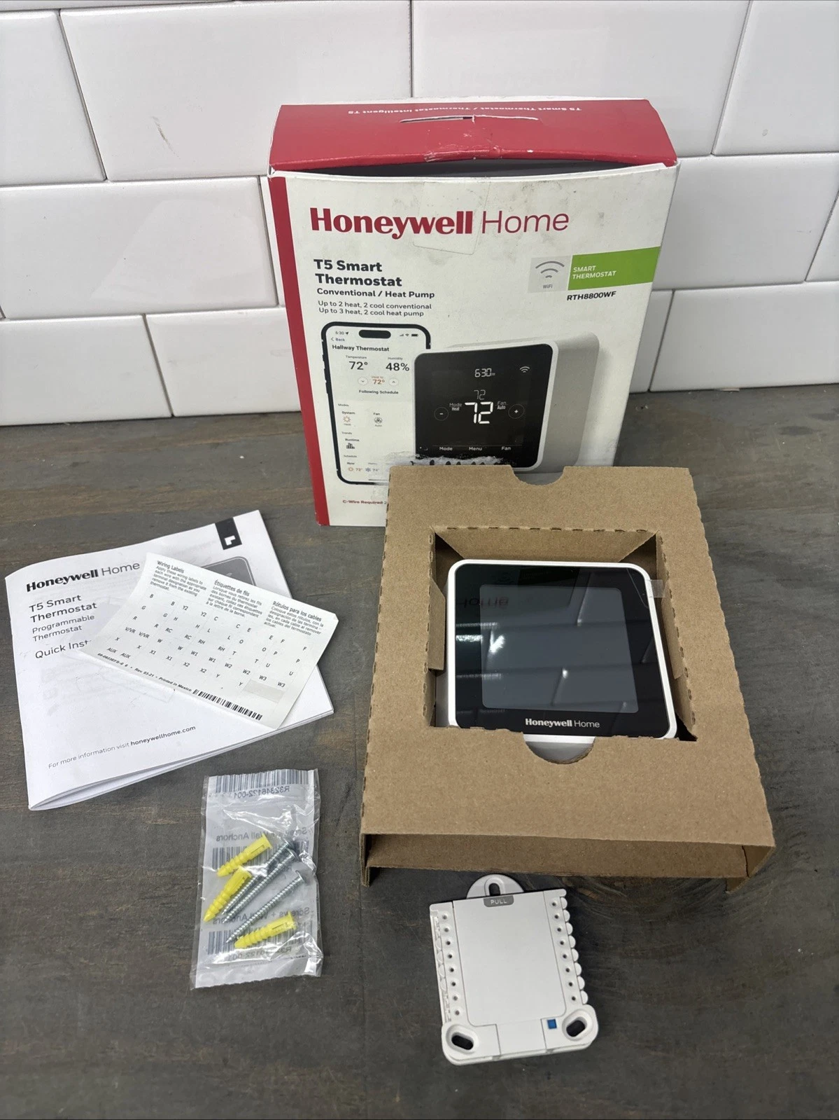 Honeywell Home T5 Wi-Fi Smart Thermostat RTH8800WF Programmable NEW OPEN BOX