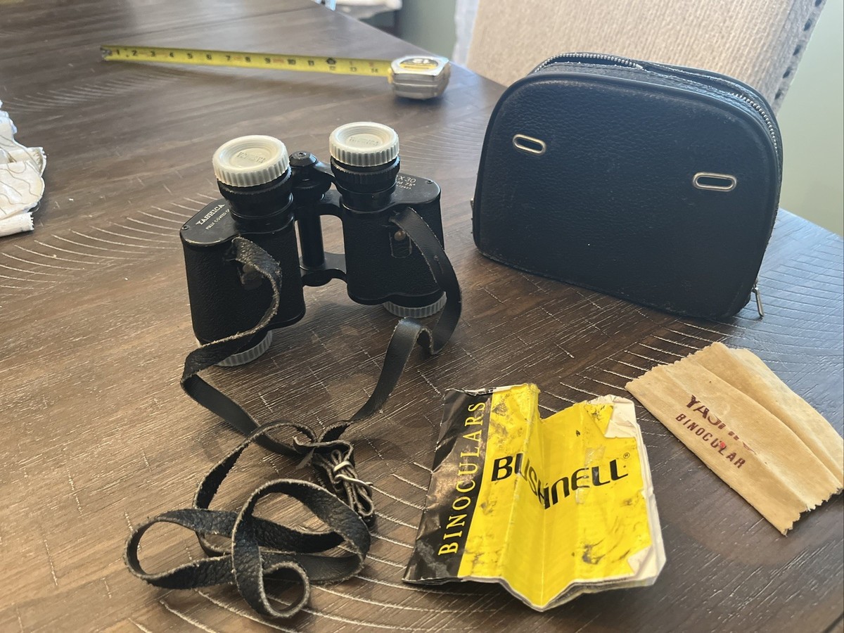 小物 yasuantique YASHICA 8 X 30 FIELD 7.5° COATED OPTICS BINOCULARS Y-NO 735669