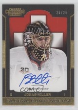 2013-14 Panini Playoff Contenders Global 25/25 Jonas Hiller #GC-JHI Auto g3b