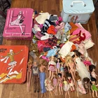 HUGE Lot Of 20 +  vintage barbie dolls, Tons Of Clothing And Accessories