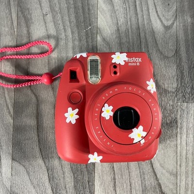 Fujifilm Instax Mini 8 Raspberry Red Floral Instant Film Camera Tested