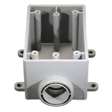 CANTEX 5133365 1IN PVC Weatherproof Box 1 Gang FSE