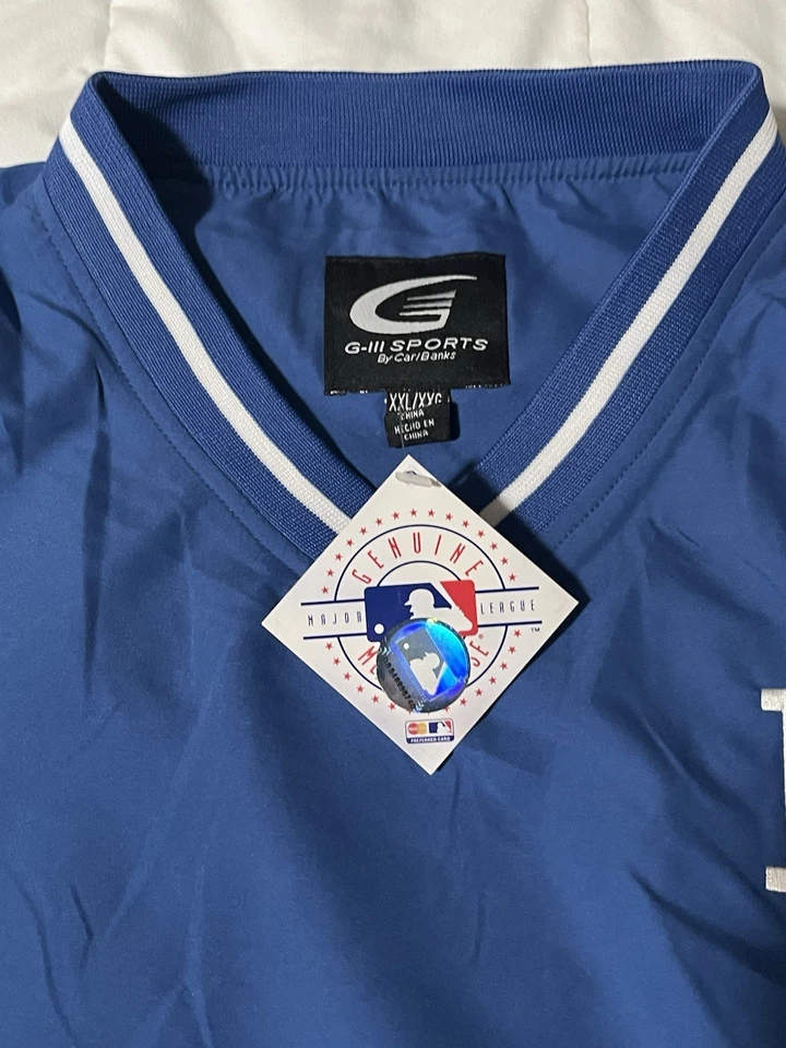 ¡NUEVO! Pullover cortavientos XXL para hombre MLB mercancía genuina Los Angeles Dodgers Foto 3 de 4