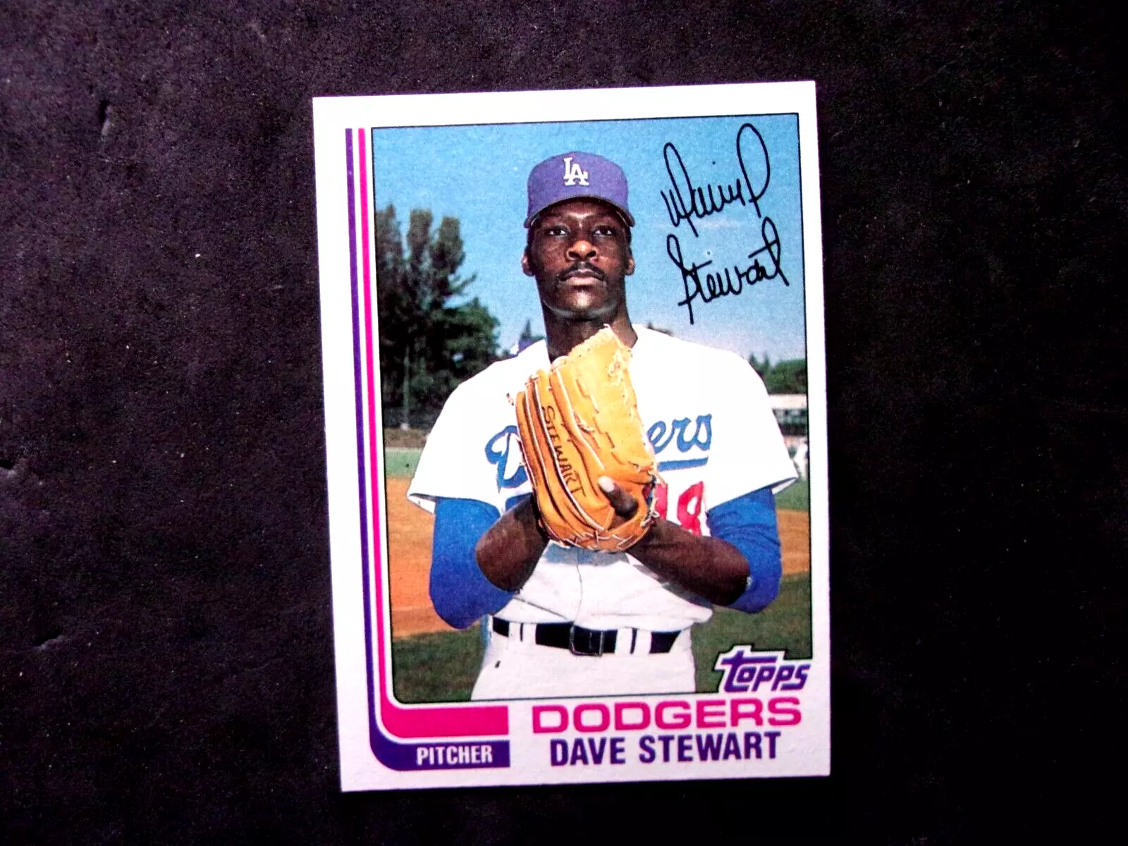 Dave Stewart trading card