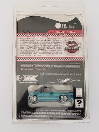 Hot Wheels 1990 Chevy 454 SS Square Body Truck 2025 RLC Exclusive Teal (READ) - Picture 5 of 5