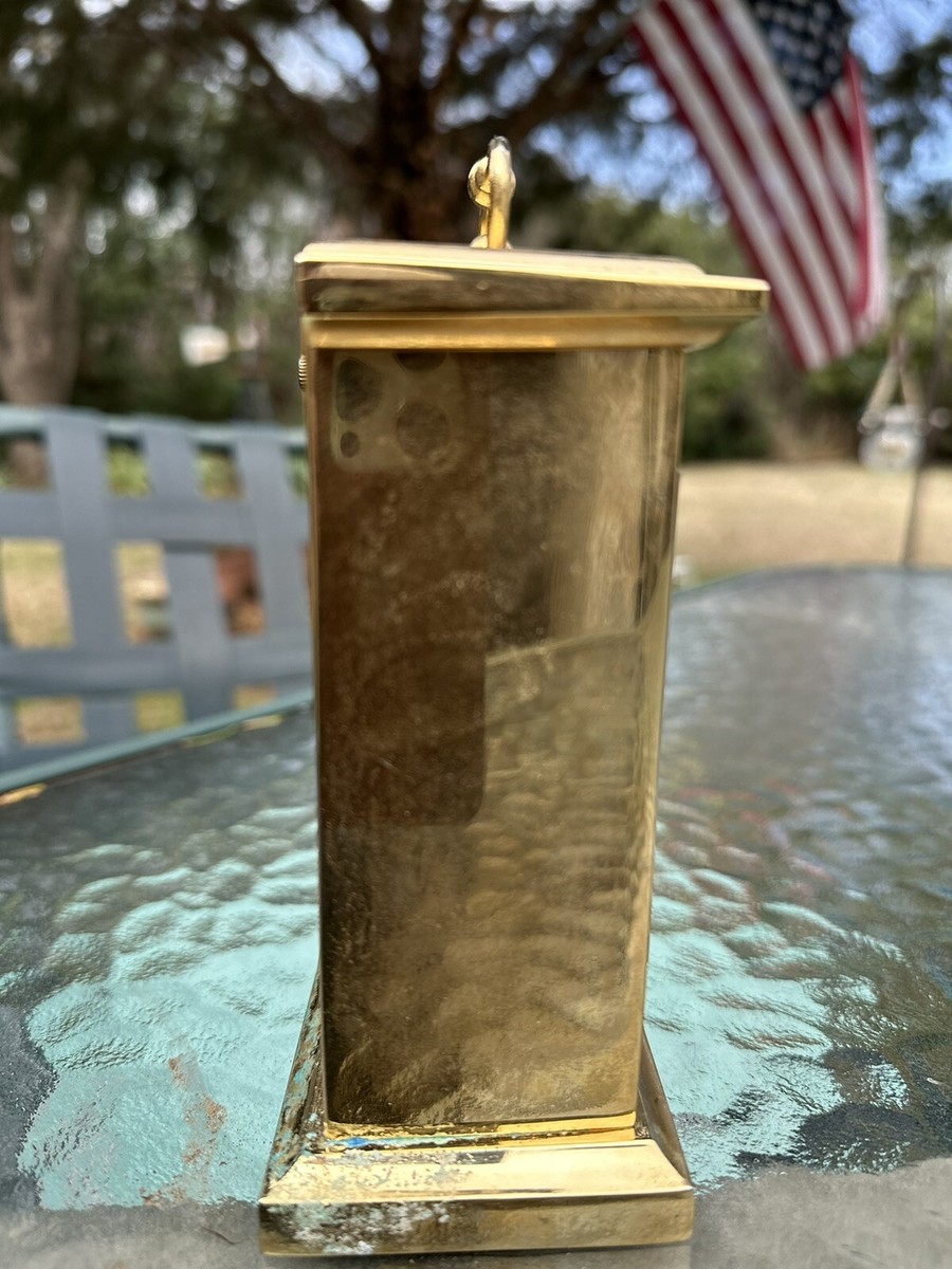 Howard Miller Brass Clock Mantle 612-737 Westminster Chimes