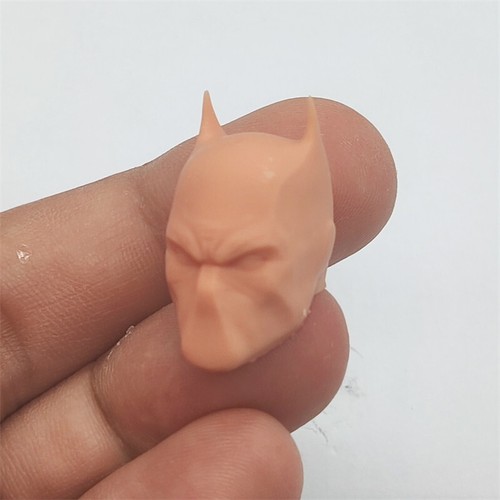1/12 Scale The Batman Mask Azrael Head Sculpt Unpainted Fit 6" ML Figure B Style - Picture 3 of 3