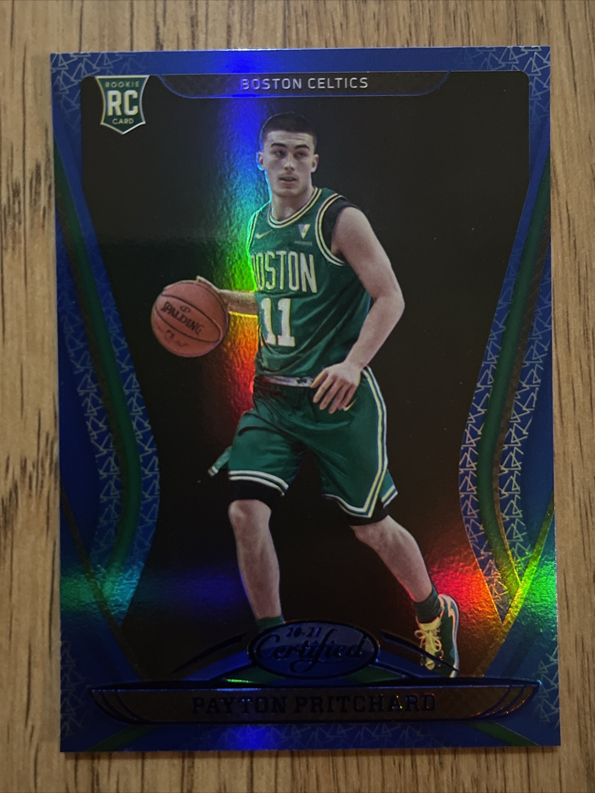 2020-21 Panini Certified Payton Pritchard #175 Blue Foil