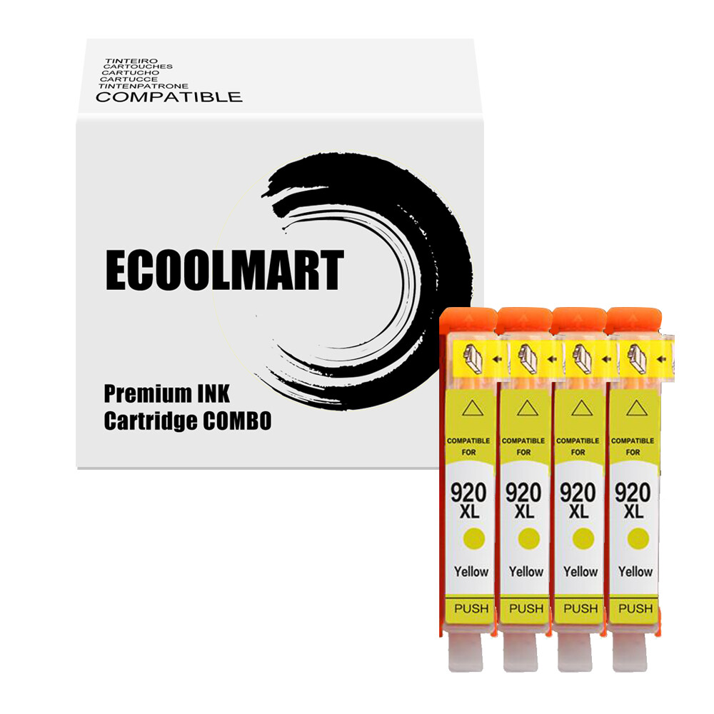 4Y Ink Cartridge replace for HP 920XL Officejet 6500 7500A E609n E709a