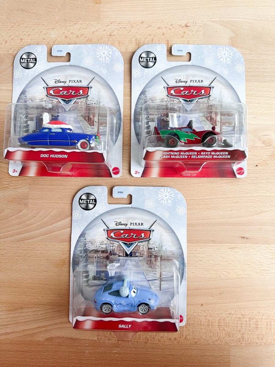 Disney Pixar Cars Christmas Holiday Metal Toy Doc Hudson Lightning