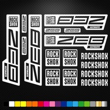 ROCK SHOX ZEB - KIT Vinyl Decals Stickers Sheet Bike Frame Cycle Cycling Bicycle