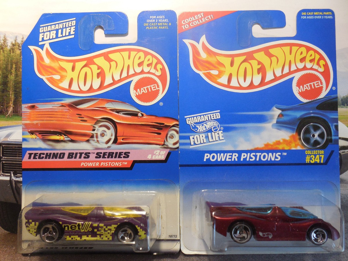 Hot Wheels Power Pistons LOT 4 TECHNO BITS DARK RIDER HW RACE
