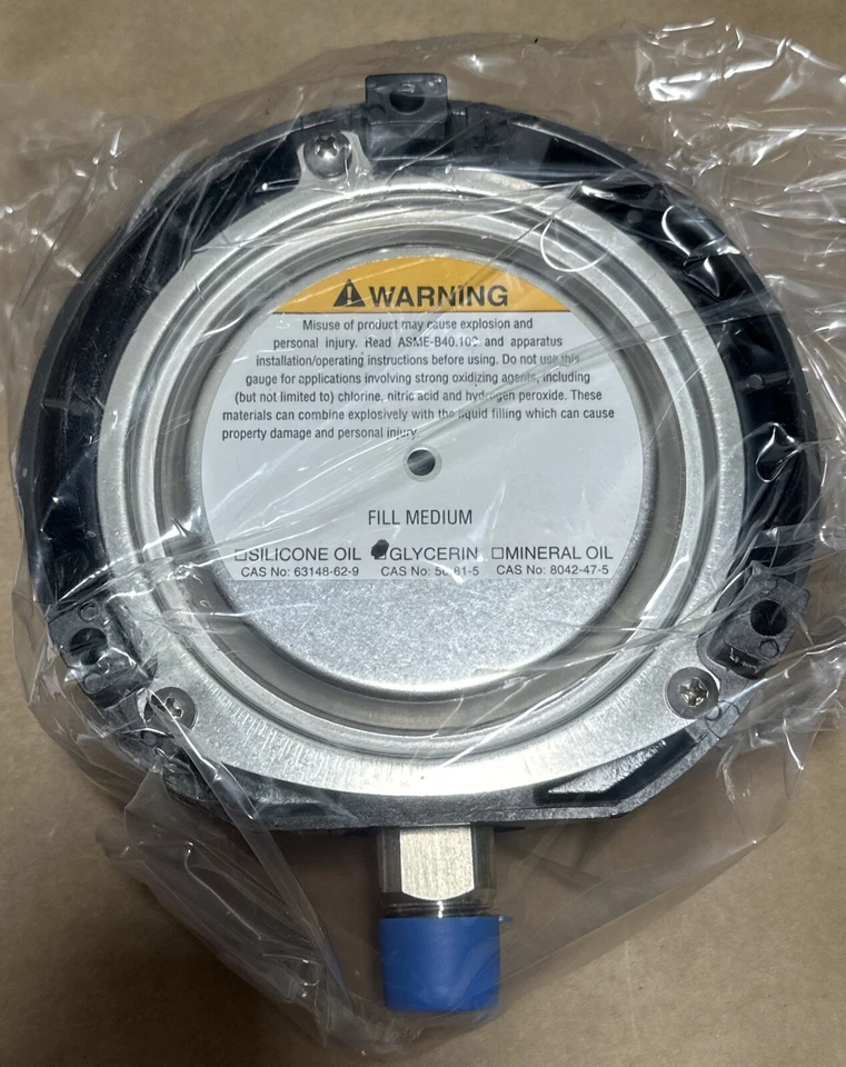 FACTORY NEW- OEM Ametek US Gauge Fig. 1981 170026XLG 4-1/2” Face, 1/2 ANPT LM - Image 4 of 4