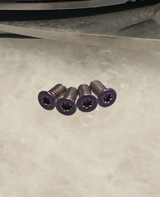 Purple Handle Screws Set For Spyderco Ambitious Persistence Pocket Knife 4pcs