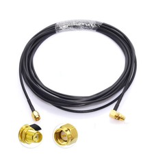 16.4FT DAB DAB Aerial Antenna Extension Lead 5M Cable SMA MALE to SMA Female RA