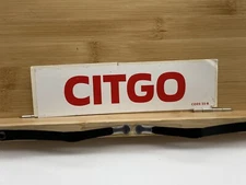 NOS vintage GAS STATION oil Texaco Citgo Red Letter  Sticker Decal