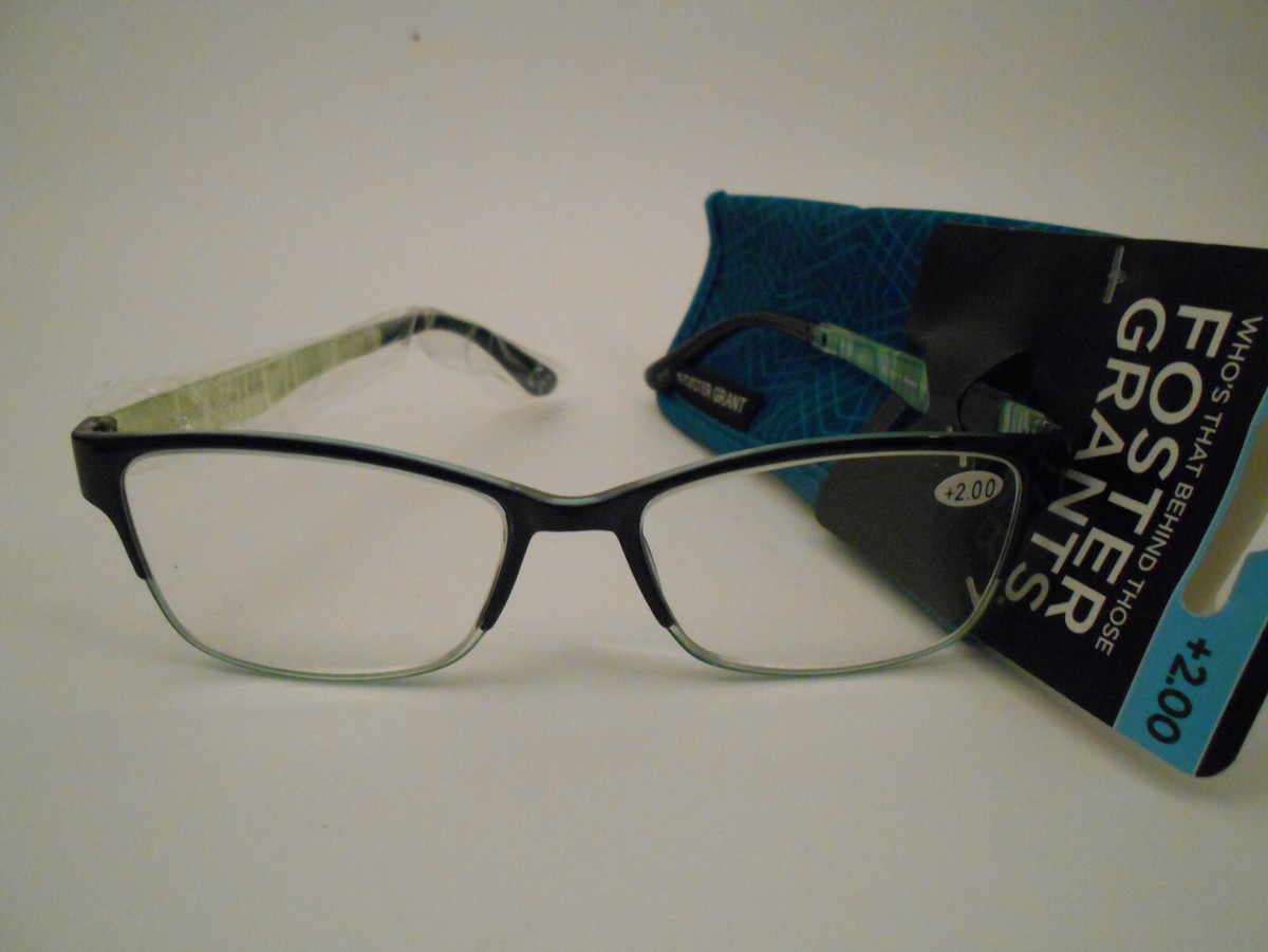 Reading Glasses Foster Grant Adley Aqua (#228) | eBay