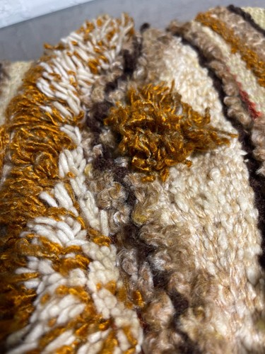Webgarn Boho Wandbehang Riegel Haken Makramee Weben Kunst Bohemian Textil Vintage - Bild 11 von 11