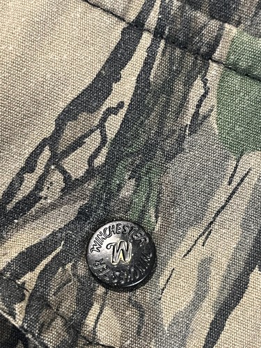 VTG Winchester Conceal Trebark Camo Blaze Orange Reversible Large Hunting Vest - Picture 5 of 8