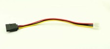 10x 15-Pin SATA Female to 4-Pin Floppy FDD Female Power Converter Adapter Cable