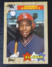 1987 Topps Baseball Kirby Puckett #611 87 All Star AS Minnesota Twins NEAR MINT!