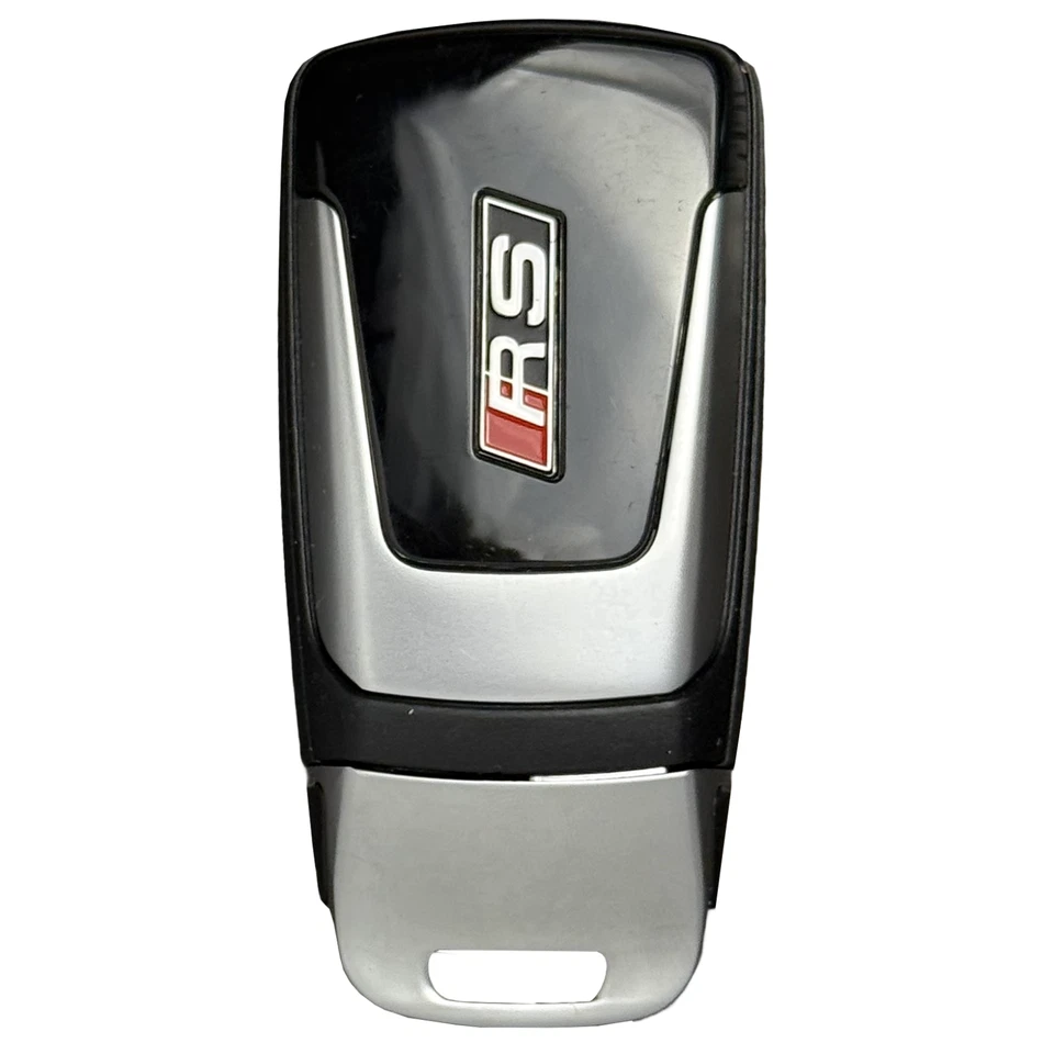 Oem Audi RS Q3 Q8 RS3 RS5 RS6 Logo Smart Key Fob Remote Prox Uncut Key IYZAK1A - Image 3 of 4