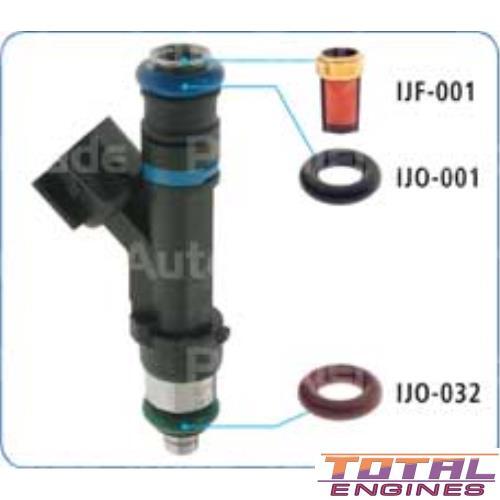 1x PAT Premium Fuel Injector Service Kit fits Holden Calais VF 6.0L V8 ...