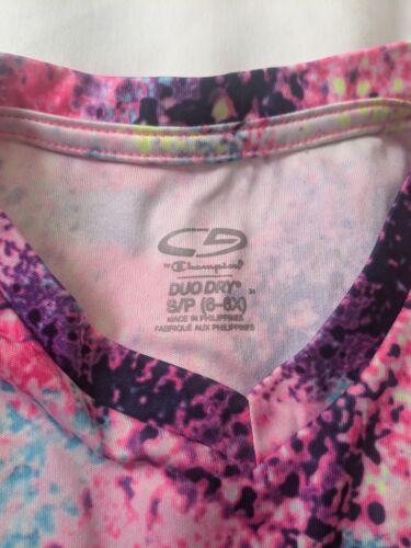 Camicia manica maglietta ragazza taglia 6/6X Champion Duo Dry Active Wear - Foto 3 di 4