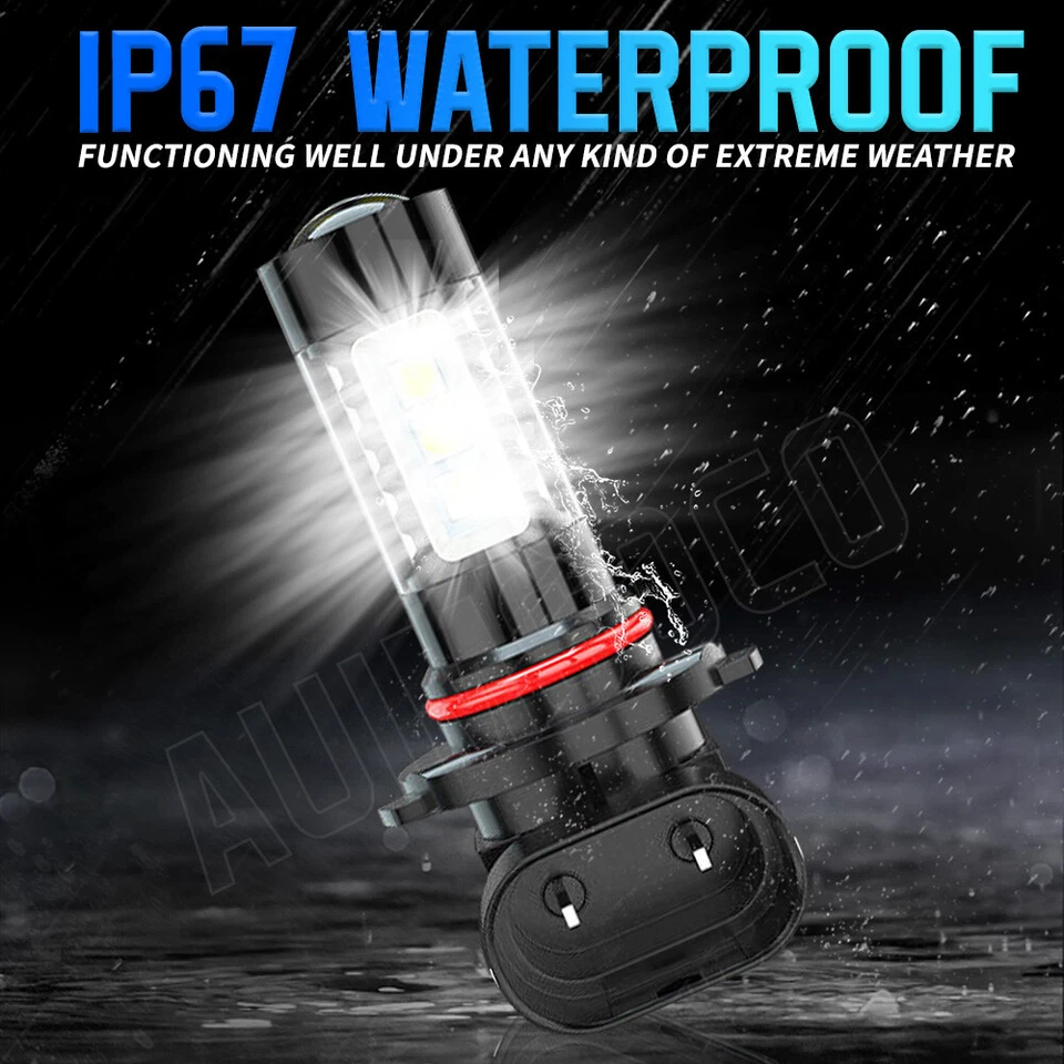 2x luces antiniebla LED blancas para Chrysler Town & Country Sebring Pacifica 300 Foto 4 de 4