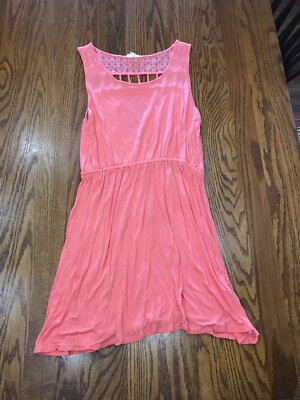 NWOT Pink/Coral Mine Brand Lightweight Dress, Size Large