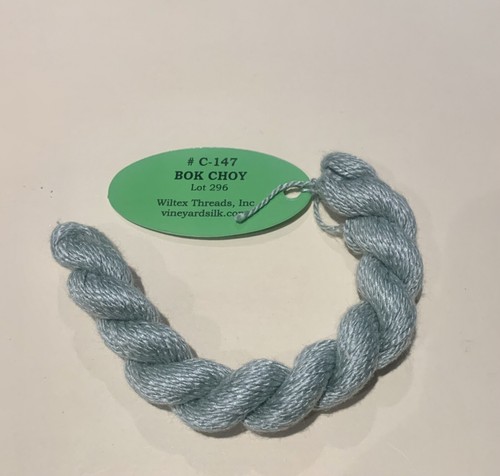 Vineyard Silk Classic Thread 30 Yd #C-147 Bok Choy (Seafoam) Needlepoint