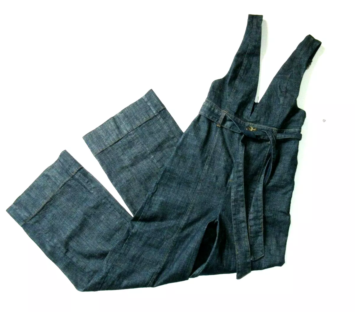 Pilcro belted store denim jumpsuit