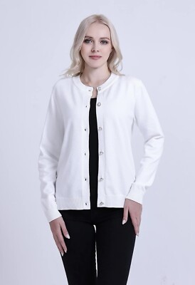 SMILING PINKER Women's Cozy Cardigan - Pearl Button Knit Sweater For Everyday Wear