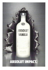 Promocard cartoline pubblicitarie -  ABSOLUT IMPACT - N. PC 4676 - OTTIMA