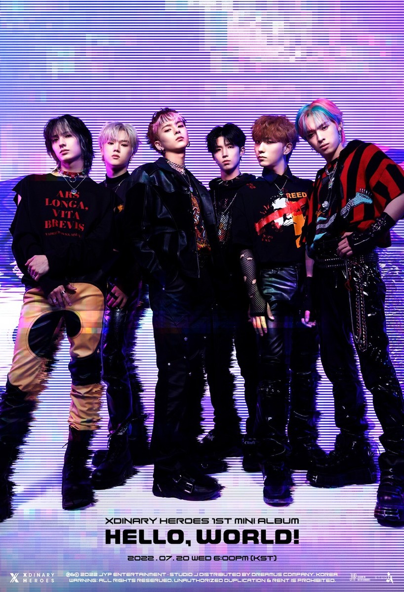 Xdinary Heroes 1st Mini Album Hello world PRACTICE SESSION Ver CD+