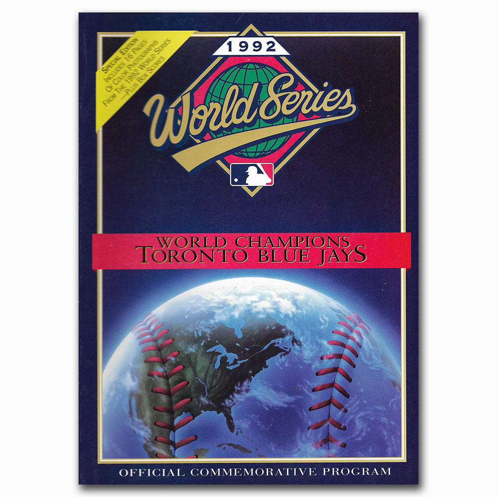 1992 World Series Champions Official Commemorative Program | eBay