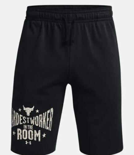 Men's Under Armour UA Project Rock HWITR Shorts Black 1370459-001 Size 2XL NEW - Picture 6 of 9